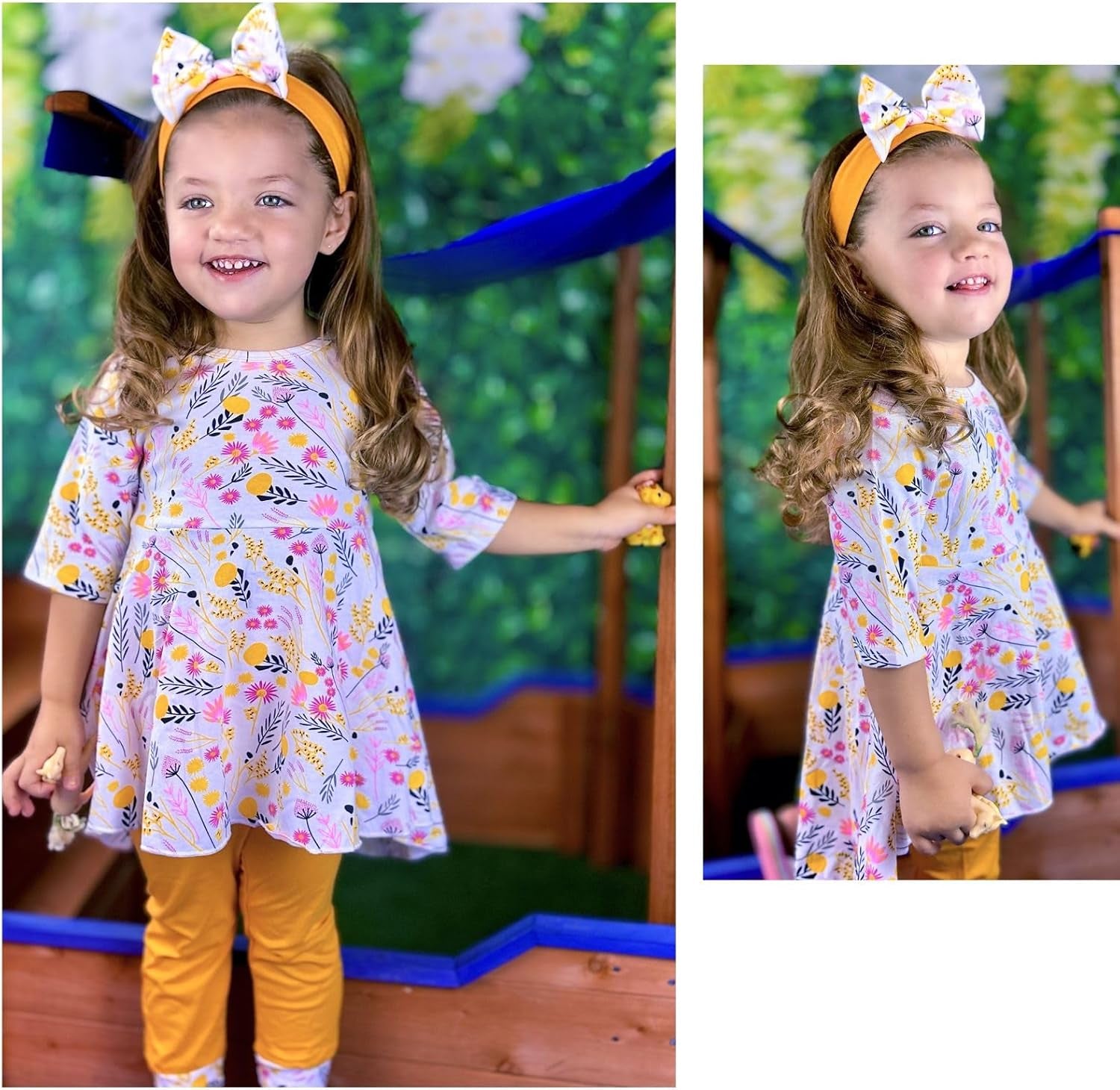 Girl Fall Winter Clothes Toddler Girls Spring Outfits Baby Girl Floral Top with Pants Clothing Sets